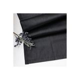 Bimotif Siyah 47x170 cm Dertsiz Osmanlı İpeği Runner
