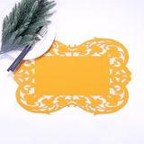 Bimotif Turuncu Keçe Flower 27x44 cm 1 Adet Amerikan Servis