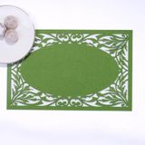 Bimotif Yeşil Keçe Branch 29x45 cm 1 Adet Amerikan Servis