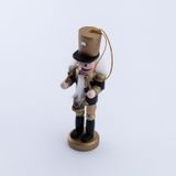 Bimotif Yılbaşı Süsü, Davulcu Siyah Kurşun Asker, 13 Cm 1 Adet