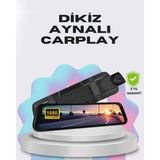 Bin1çeşit 1080P Çift Kameralı Dokunmatik Dikiz Aynası G Sensörlü