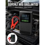 Bin1çeşit 12.000 Mah Şarjlı Araç Akü Takviye ve Işıklı Hava Kompresörü Yeni Nesil