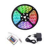 Bin1çeşit Dekoratif Rgb Şerit LED 5 Metre Kumandalı Çift Taraflı Bant