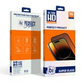 Binano 2,5D Privacy Super Glass Iphone 16 Pro Max Ekran Koruyucu Siyah