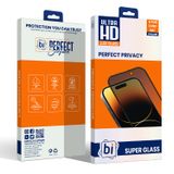 Binano 2,5D Privacy Super Glass Mat Iphone 14 Plus/13 Pro Max Ekran Koruyucu Siyah