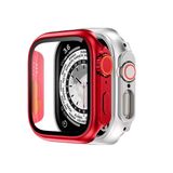 Binano Apple Watch 41mm Ultra Dönüştürücü Kasa ve Ekran Koruyucu Kırmızı