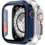 Binano Apple Watch 41mm Ultra Dönüştürücü Kasa ve Ekran Koruyucu Lacivert