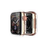 BİNANO APPLE WATCH 44MM SİLİKON KASA VE EKRAN KORUYUCU ŞEFFAF