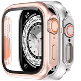 Binano Apple Watch 44mm Ultra Dönüştürücü Kasa ve Ekran Koruyucu Roze Altın