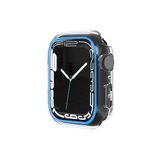 BİNANO APPLE WATCH 45MM FOSFORLU KASA VE EKRAN KORUYUCU MAVİ