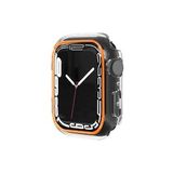 BİNANO APPLE WATCH 45MM FOSFORLU KASA VE EKRAN KORUYUCU TURUNCU