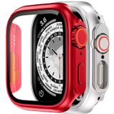 Binano Apple Watch 45mm Ultra Dönüştürücü Kasa ve Ekran Koruyucu Kırmızı
