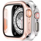 Binano Apple Watch 45mm Ultra Dönüştürücü Kasa ve Ekran Koruyucu Roze Altın