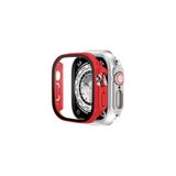 Binano Apple Watch Ultra 49mm Sense Kasa Ve Ekran Koruyucu Kırmızı