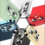Binano iPhone 11 12 Mini 360 Metal Lila Kamera Koruyucu