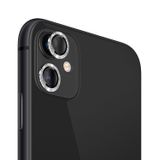 Binano iPhone 11 12 Mini Diamond Gümüş Kamera Koruyucu