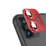 Binano iPhone 11 Pro 11 Pro Max 360 Metal Kırmızı Kamera Koruyucu