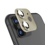Binano iPhone 11 Pro/11 Pro Max 360 Metal Kamera Koruyucu Retro Gold