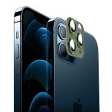 Binano iPhone 12 Pro 360 Metal Kamera Koruyucu Koyu Yeşil