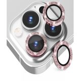 Binano iPhone 12 Pro Diamond Pembe Kamera Koruyucu