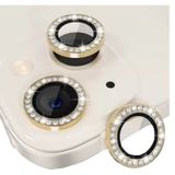 Binano iPhone 13 13 Mini Taşlı Gökkuşağı Kamera Koruyucu