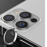 Binano iPhone 13 Pro-13 Pro Max Metal Ring Gümüş Kamera Koruyucu