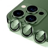 Binano iPhone 13 Pro-13 Pro Max Metal Ring Koyu Yeşil Kamera Koruyucu