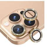 Binano iPhone 13 Pro 13 Pro Max Taşlı Altın Sarısı Kamera Koruyucu