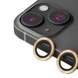 Binano iPhone 14-14 Plus Metal Ring Altın Sarısı Kamera Koruyucu