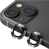 Binano iPhone 14-14 Plus Metal Ring Gri Kamera Koruyucu
