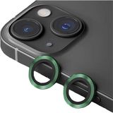 Binano iPhone 14-14 Plus Metal Ring Koyu Yeşil Kamera Koruyucu