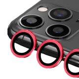 Binano iPhone 14 Pro-14 Pro Max Metal Ring Kırmızı Kamera Koruyucu