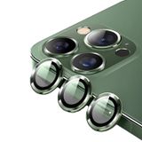 Binano iPhone 14 Pro-14 Pro Max Metal Ring Koyu Yeşil Kamera Koruyucu