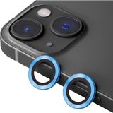 Binano iPhone 15-15 Plus Metal Ring Deniz Mavisi Kamera Koruyucu