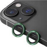 Binano iPhone 15-15 Plus Metal Ring Koyu Yeşil Kamera Koruyucu