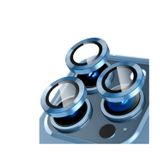 Binano iPhone 15 Pro-15 Pro Max Metal Ring Deniz Mavisi Kamera Koruyucu