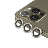 Binano Mini Metal Ring Iphone 12 Pro Lens Koruyucu 3lü Takımı Altın Sarısı