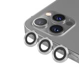 Binano Mini Metal Ring Iphone 12 Pro Lens Koruyucu 3lü Takımı Gümüş