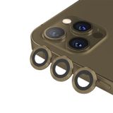 Binano Mini Metal Ring iPhone 12 Pro Max Lens Koruyucu 3'lü Takımı Gökkuşağı