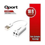 Binbir Göz Bilgisayar Qport Q-USK71 USB To Soundcard 7.1 USB Ses Kartı