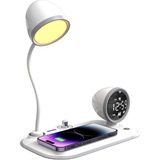 Binbir Göz Bilgisayar S-Link SL-CW21 Beyaz Telefon Uyumlu Fast Şarj 15W Ayarlanabilir LED Işıklı Masa Lambası