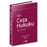 Binbir Göz Kitap Ceza Hukuku - Genel Hükümler