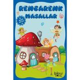 Binbir Göz Kitap Çocuklar Için Hayal ve Odak Geliştirici Rengarenk Masallar Mavi Kitap