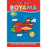 Binbir Göz Kitap Eğlenceli Boyama - 4 Yaş Üstü 4’lü Pastel Boya Hediyeli