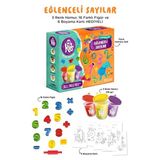 Binbir Göz Kitap Eğlenceli Sayılar Oyun Hamuru Seti (25 Parça - 356 Gr)