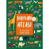 Binbir Göz Kitap Hayvan Atlası (Dünya Haritası ve Çıkartma Hediyeli)