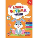 Binbir Göz Kitap Konulu Boyama - Sarı Kitap(2-3 Yaş)