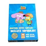 Binbir Göz Kitap Muhtişim Eğitici Kartlar! - Ingilizce Hayvanlar!