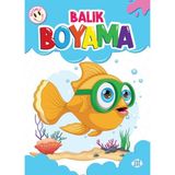 Binbir Göz Kitap Sevimli Balık Boyama