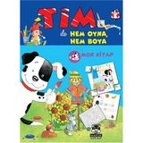 Binbir Göz Kitap Tim ile Hem Oyna Hem Boya (Mor Kitap)